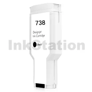 HP 738B Compatible Black 300ML DesignJet Ink Cartridge 498P6A