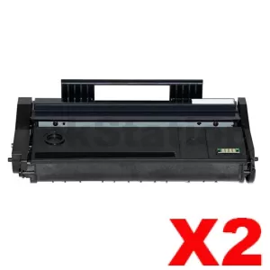 2 x Ricoh SP-100E SP-112 Compatible Black Toner Cartridge [407167] - 1,200 pages