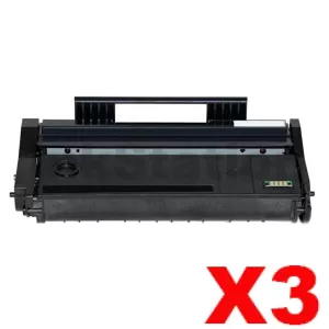 3 x Ricoh SP-100E SP-112 Compatible Black Toner Cartridge [407167] - 1,200 pages