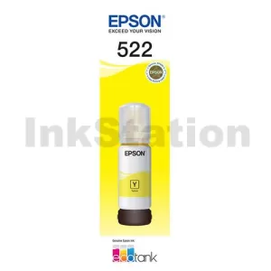 Genuine Epson T522 EcoTank Yellow Ink Bottle [C13T00M492]