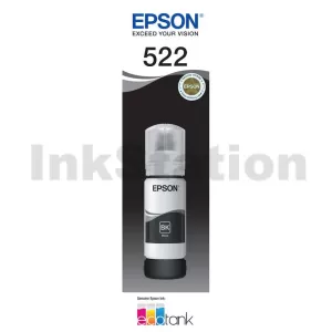 Genuine Epson T522 EcoTank Black Ink Bottle [C13T00M192]