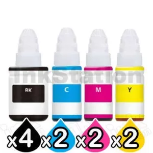 10-Pack Compatible Canon GI690 Ink Bottles [4BK+2C+2M+2Y]