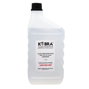 Kobra Clear Lubricating Fluid Shredder Oil 1L Bottle (1 Pack)