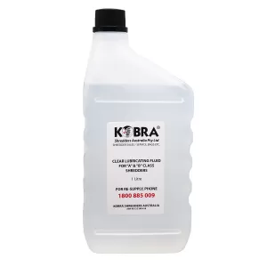 Kobra Clear Lubricating Fluid Shredder Oil 1L Bottle (1 Pack)