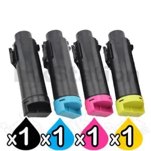 4 Pack Compatible Fuji Xerox DocuPrint CP315, CM315 Toner Cartridges (CT202610-CT202613)