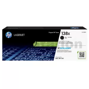 1 x HP 138X W1380X Genuine Black High Yield Toner Cartridge - 4,000 Pages