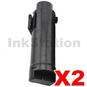 2 x Compatible Fuji Xerox DocuPrint CP315, CM315 Black Toner Cartridge (CT202610) - 6,000 pages