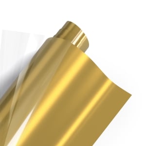 Poli-Tape Poli-Flex Turbo Premium Heat Transfer Vinyl 305mm X 1.22m Gold Metalic (4920)
