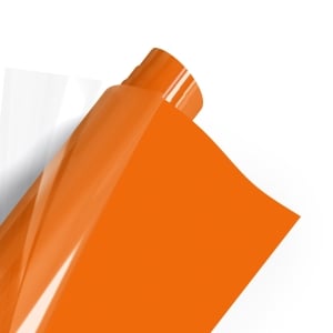 Poli-Tape Poli-Flex Turbo Premium Heat Transfer Vinyl 305mm X 1.22m Orange (4915)