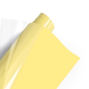 Poli-Tape Poli-Flex Turbo Premium Heat Transfer Vinyl 305mm X 1.22m Pastel Yellow (4958)