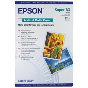 Epson S041340 Genuine Archival Matte Paper 189gsm A3+ - 50 sheets