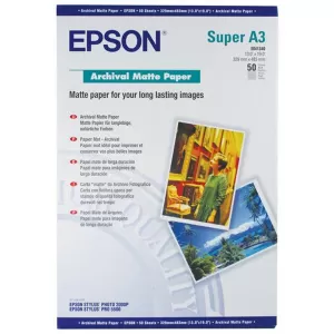 Epson S041340 Genuine Archival Matte Paper 189gsm A3+ - 50 sheets