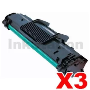 3 x Samsung ML-2010D3 Compatible Black Toner Cartridge - 3,000 pages